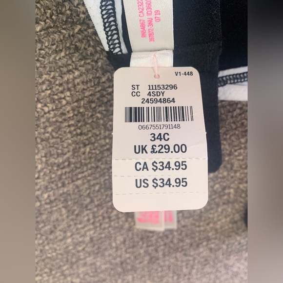 NWT Victoria’s Secret PINK T-Shirt Bra - Size 34C - Picture 5 of 5